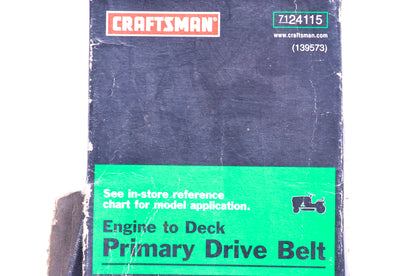 Craftsman 7124115, 139573 Primary Drive Belt NOS