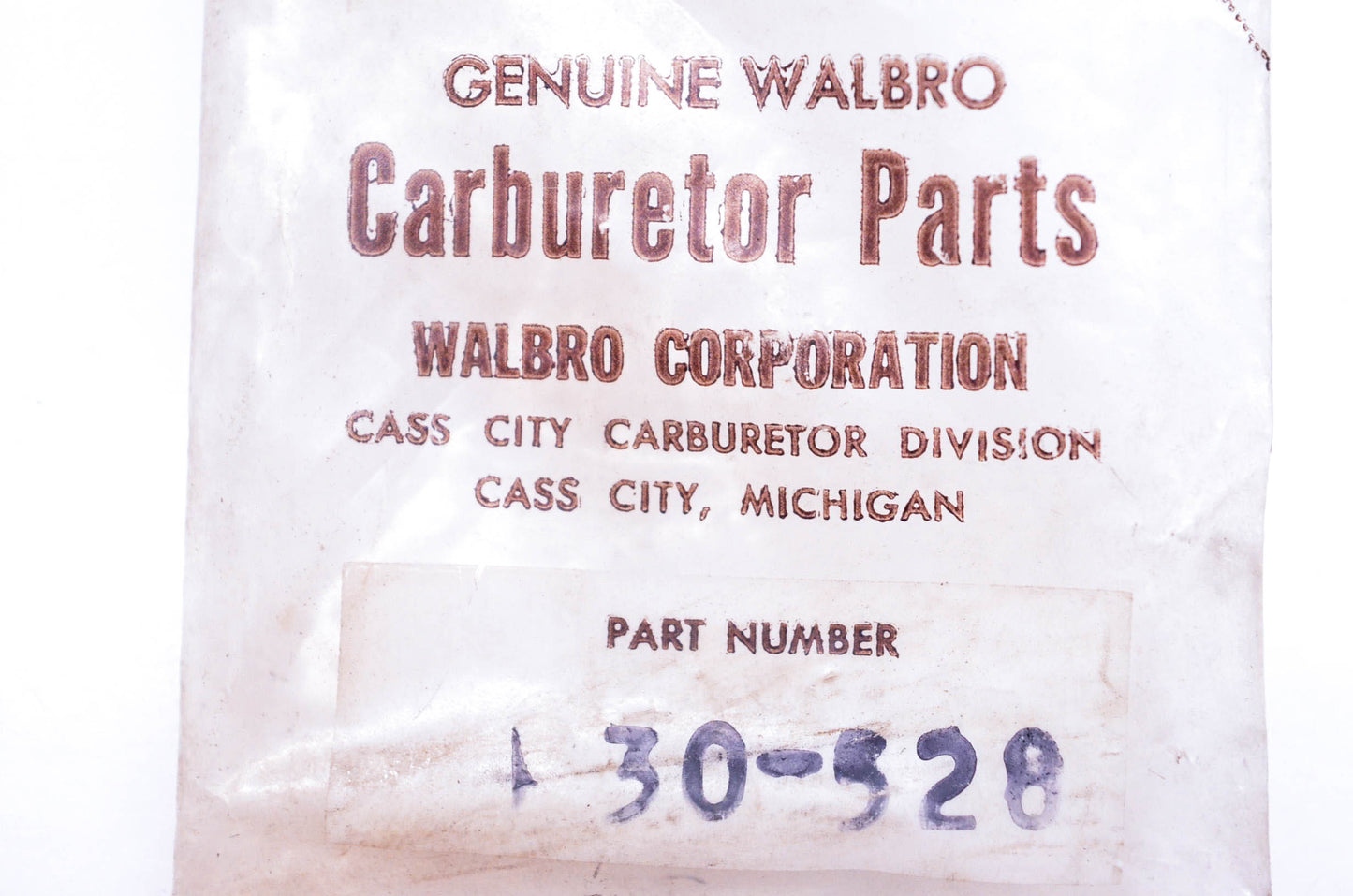 Walbro 30-528 Throttle Shaft Lever NOS
