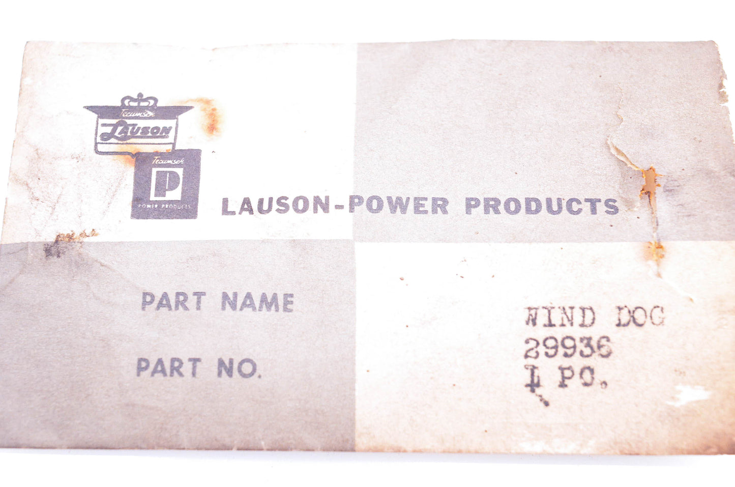 Lauson 29936 Wind Dogs Qty 2 NOS