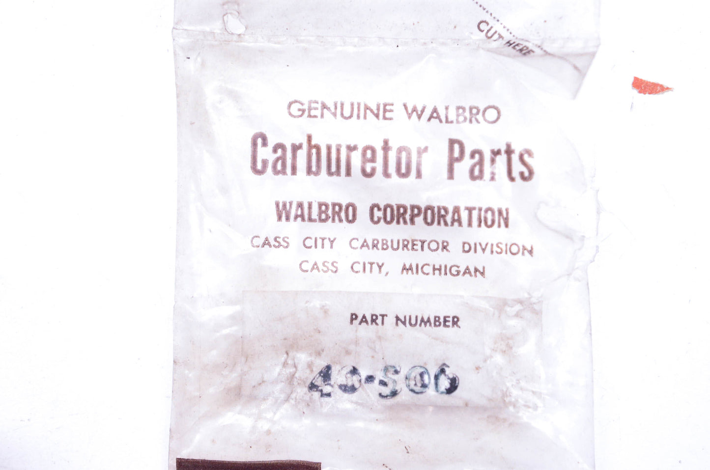 Walbro 40-506 Choke Lever NOS