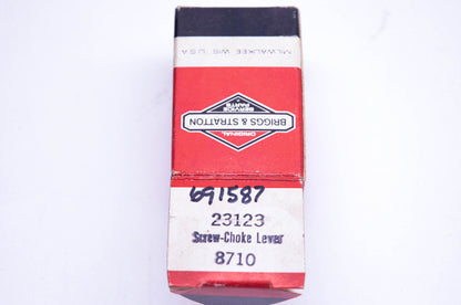 New OEM Briggs & Stratton 23123 Choke Lever Screw NOS