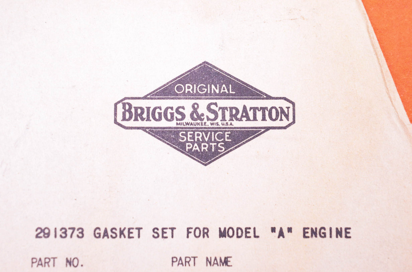 New OEM Briggs & Stratton 291373 Gasket Kit NOS