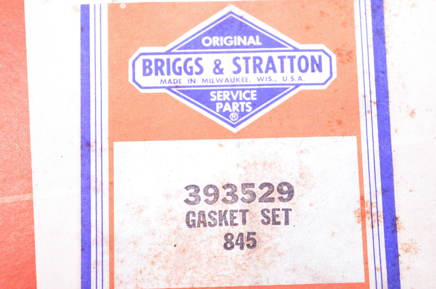 New OEM Briggs & Stratton 393529 Gasket Kit NOS