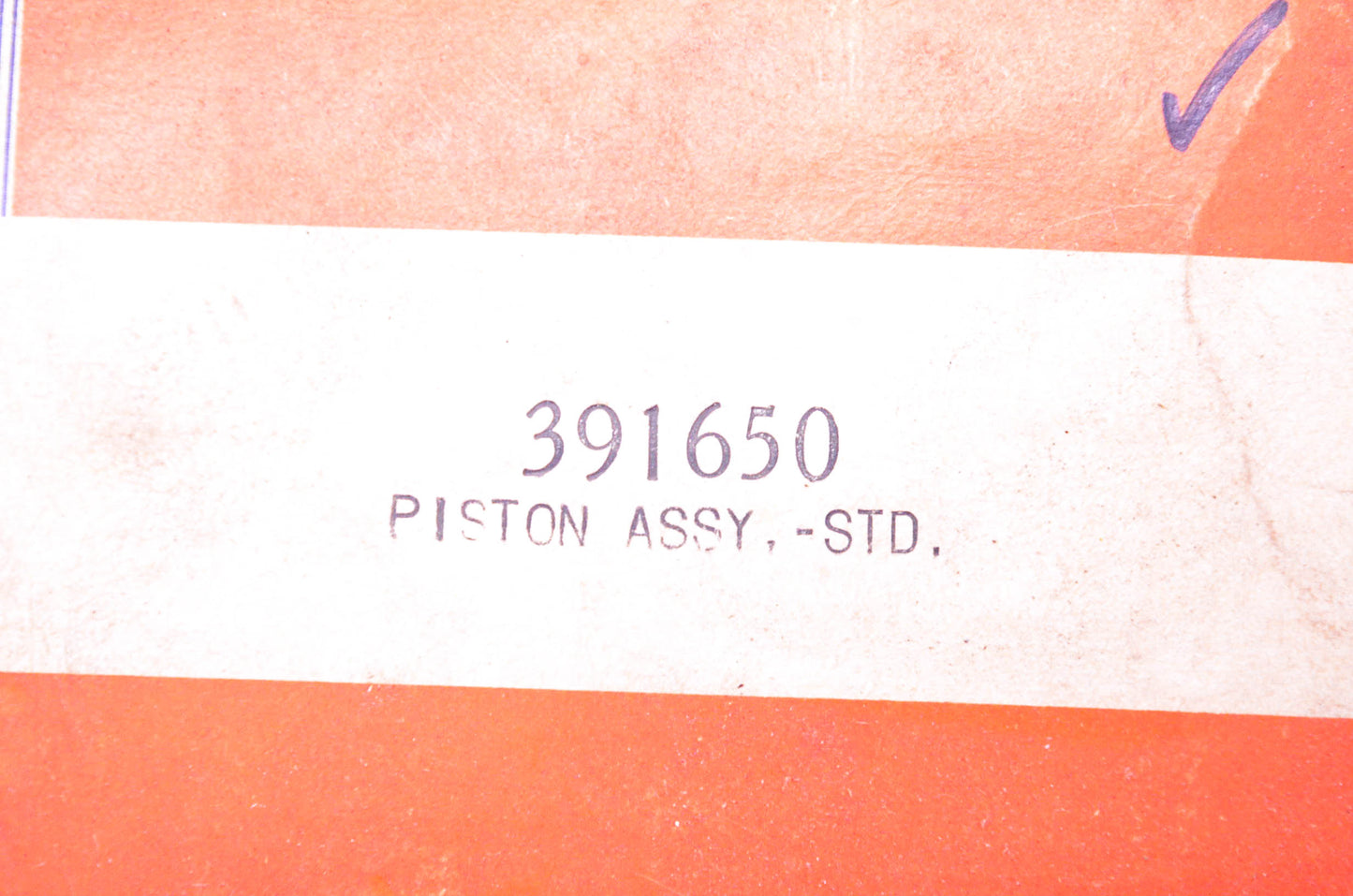 New OEM Briggs & Stratton 391650 Piston Kit NOS