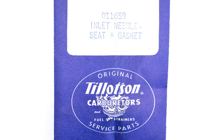 Tillotson 011659 Inlet Needle & Seat Kit NOS