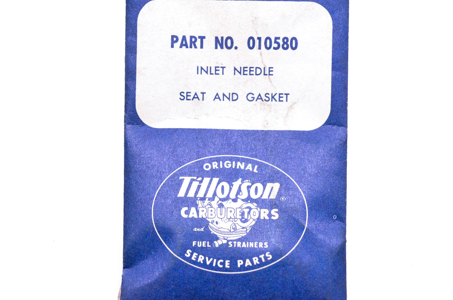 Tillotson 010580 Inlet Needle Seat Gasket Kit NOS