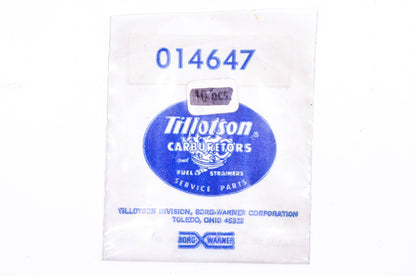 Tillotson 014647 Intake Valve Diaphragm NOS