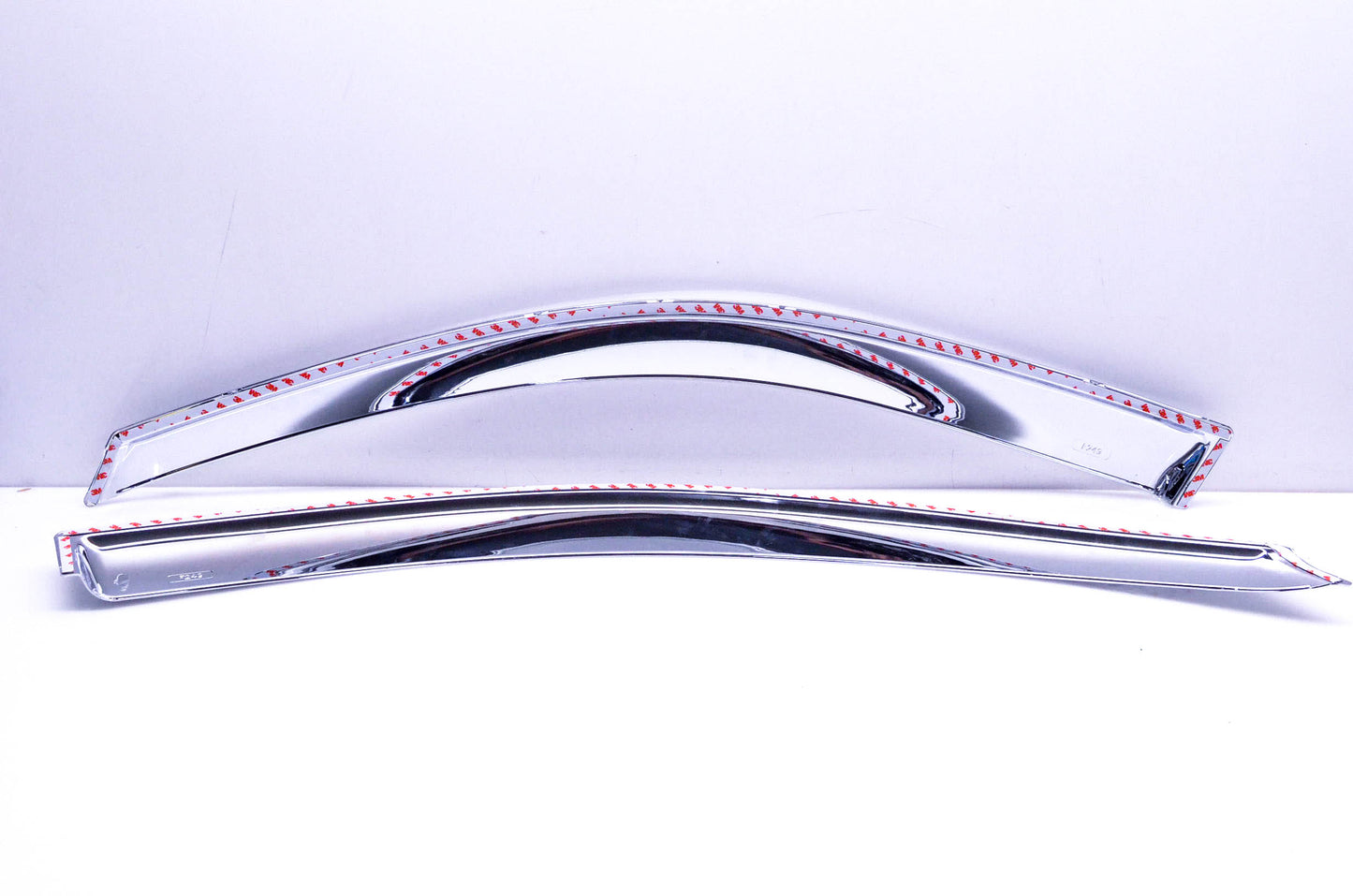 AVS 684109 Chrome Front Window Vent Visor Kit NOS