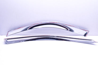 AVS 684109 Chrome Front Window Vent Visor Kit NOS