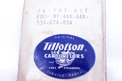 Tillotson RK-297 Carburetor Repair Kit NOS