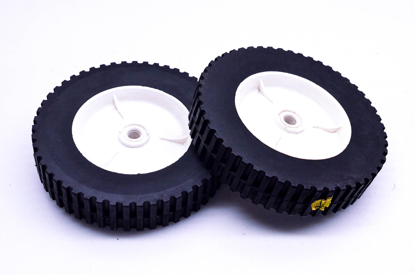 Aftermarket Lawnmower Plastic Wheels 8"x1.75" Qty 2 NOS