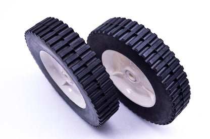 Aftermarket Lawnmower Plastic Wheels 8"x1.75" Qty 2 NOS