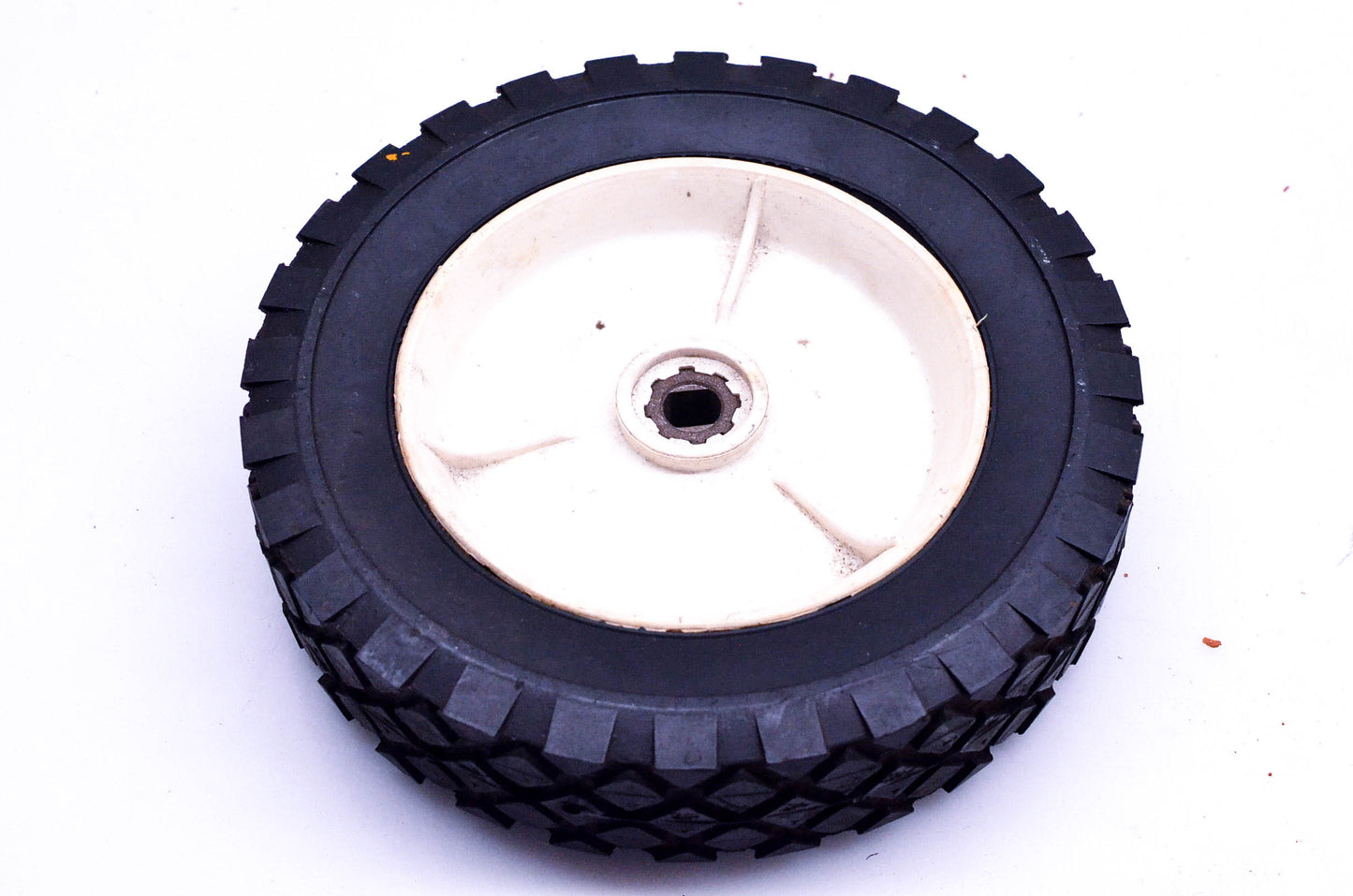 Aftermarket Lawnmower Plastic Wheel 8"x1.75" NOS