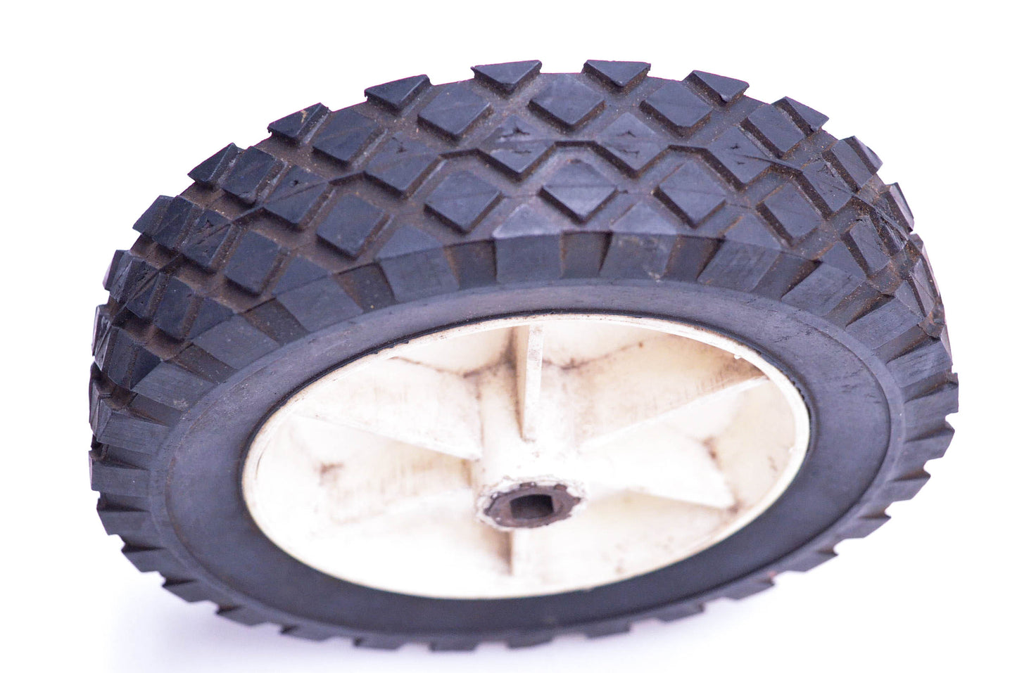 Aftermarket Lawnmower Plastic Wheel 8"x1.75" NOS