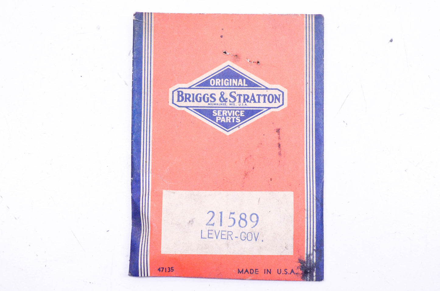 New OEM Briggs & Stratton 21589 Governor Lever NOS