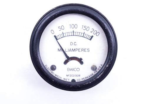 Emico NF2C-2130B Milliamperes Gauge NOS