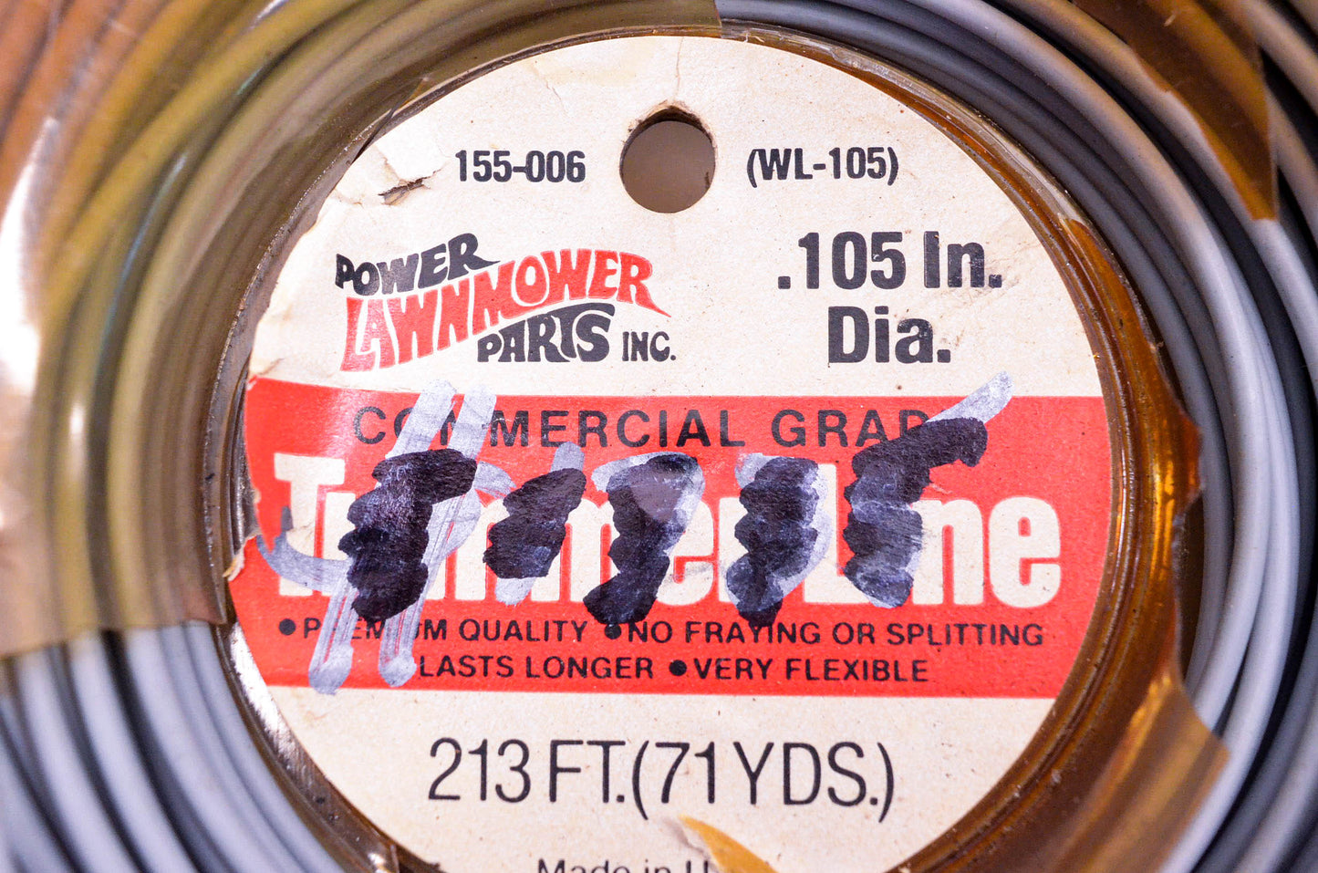 Power Lawnmower Parts 155-006, WL-105 Commercial Grade .105" Trimmer Line
