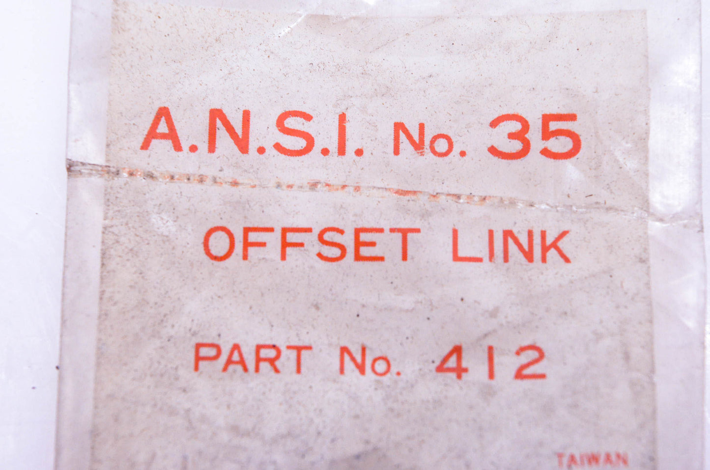 A.N.S.I. 412 No. 35 Offset Link NOS