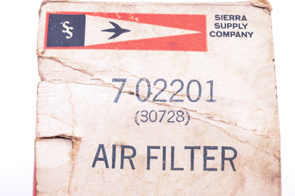 Sierra 7-02201, 30728 Air Filter NOS