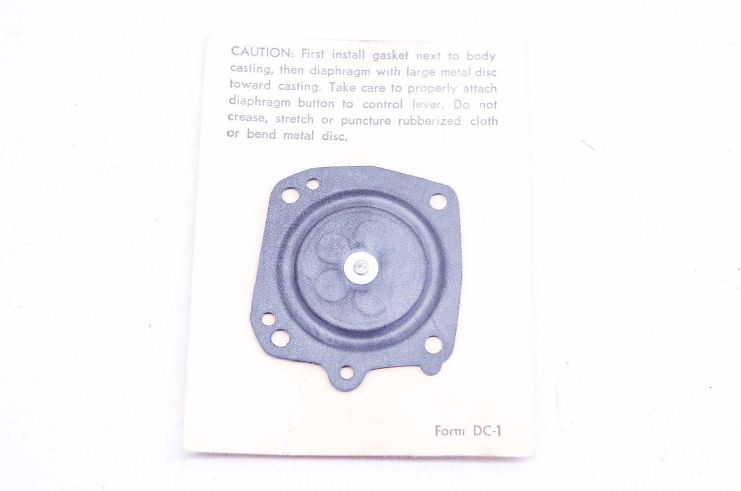 Tillotson 013278, 64453 Diaphragm NOS