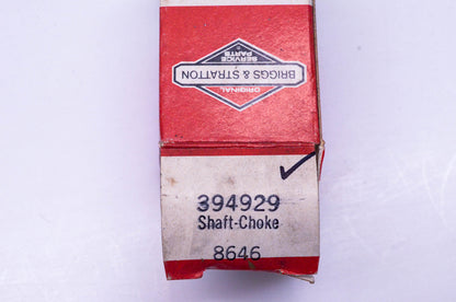 New OEM Briggs & Stratton 394929 Choke Shaft NOS