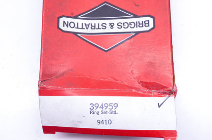 New OEM Briggs & Stratton 394959 Standard Piston Ring Kit NOS