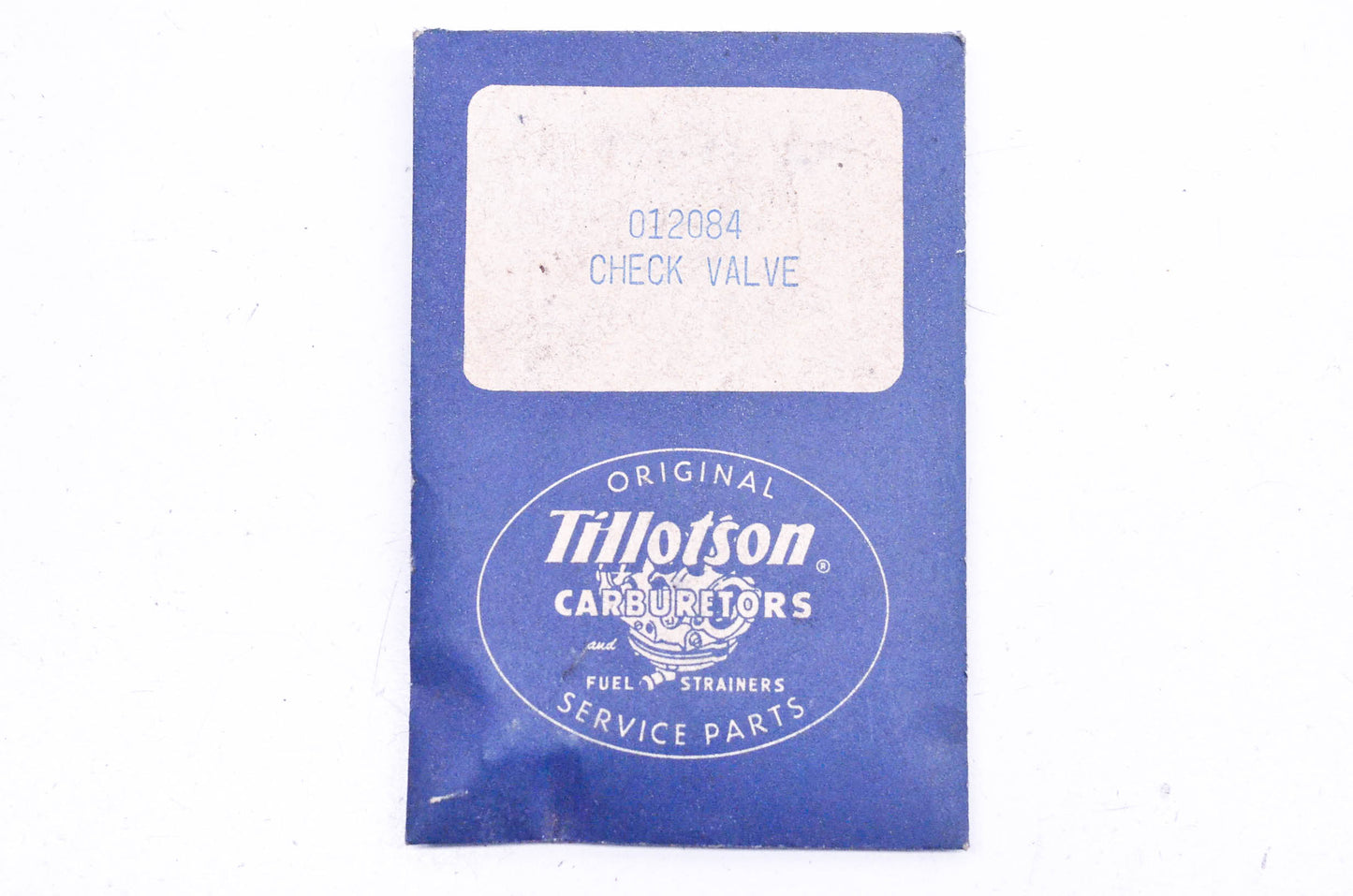 Tillotson 012084 Check Valve NOS