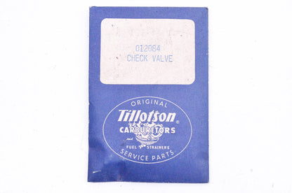 Tillotson 012084 Check Valve NOS