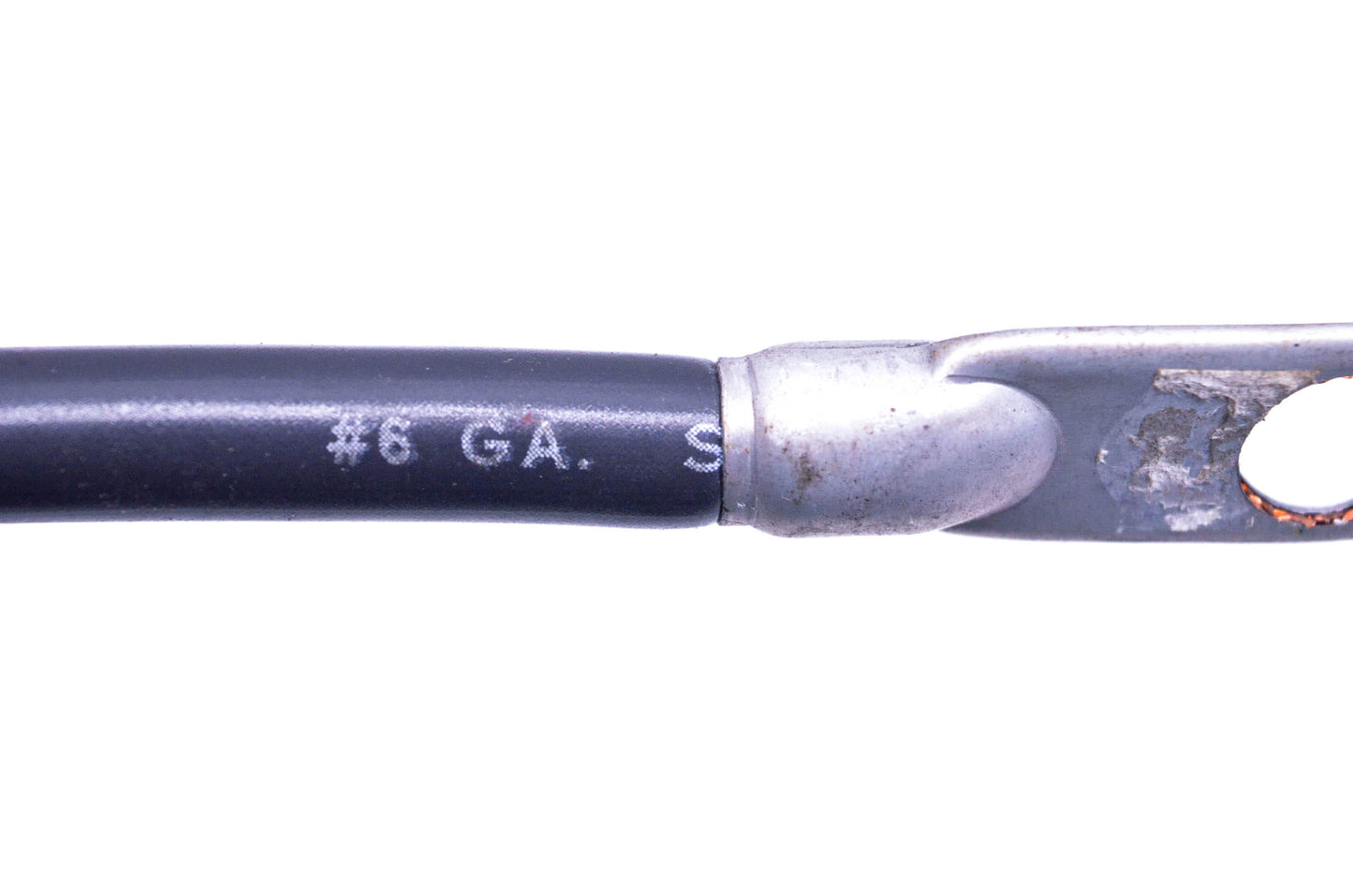 Aftermarket 9" Black Battery Cable NOS