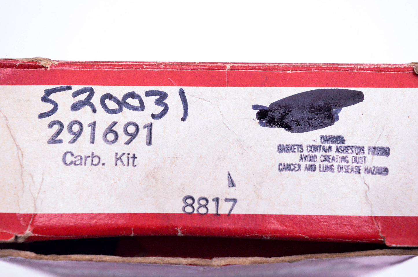New OEM Briggs & Stratton 291691 Carburetor Overhaul Kit NOS