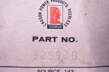 New OEM Tecumseh 32592B Piston Kit NOS