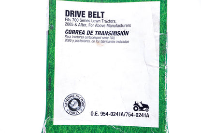 MTD 954-0241A, 754-0241A Drive V Belt NOS