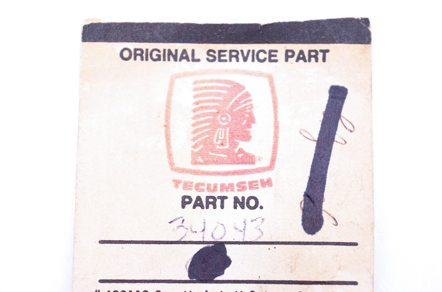 New OEM Tecumseh 34043 Governor Spring NOS