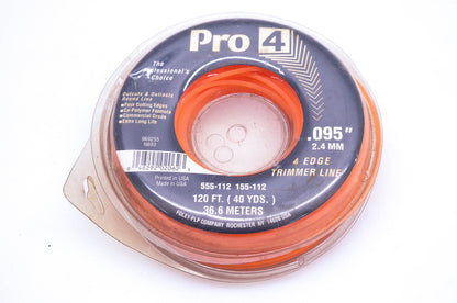 Foley-PLP 555-112, 155-112 Pro4 Trimmer Line 120' .095"/2.4mm NOS