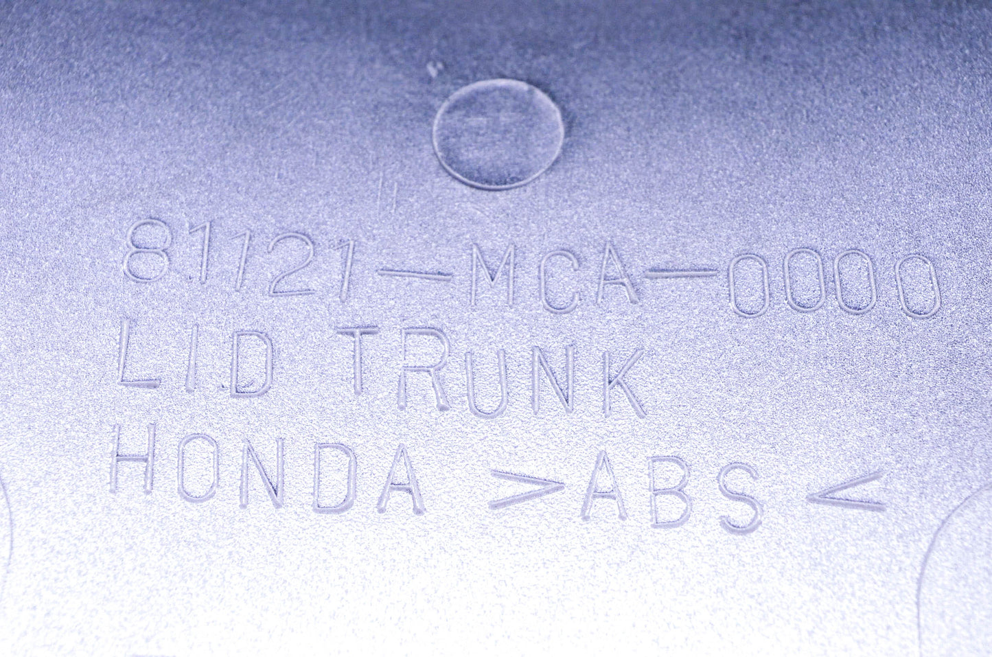 New OEM Honda 81121-MCA-0000 Trunk Lid NOS