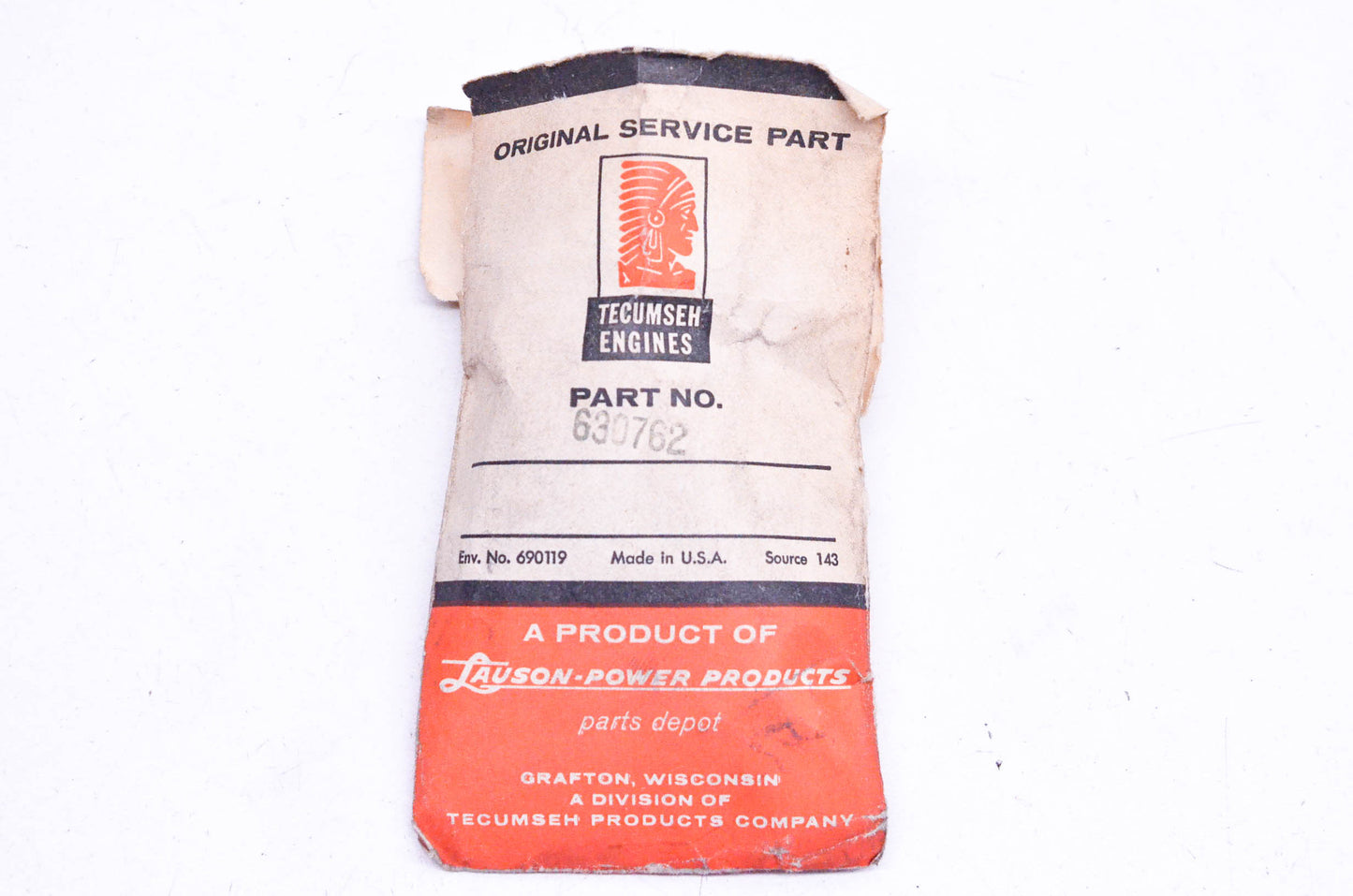 Tecumseh 630762 Inlet Needle Kit NOS