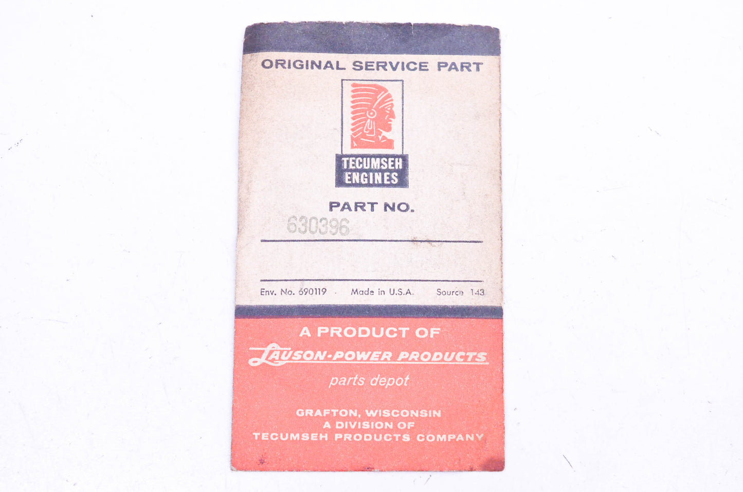 Tecumseh 630396 Diaphragm NOS