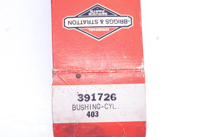 New OEM Briggs & Stratton 391726 Cylinder Bushing & Seal Kit NOS
