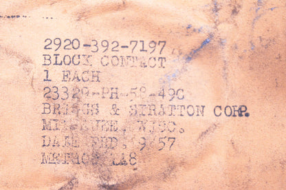 Aftermarket 2920-392-7197, 23329-PH-58-49C, 23329 Contact Block Screw & Nut Kit NOS
