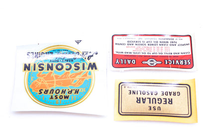 Wisconsin Parts SD-246 Decal Kit NOS
