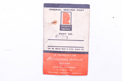 Tecumseh 631269 Inlet Needle Kit NOS