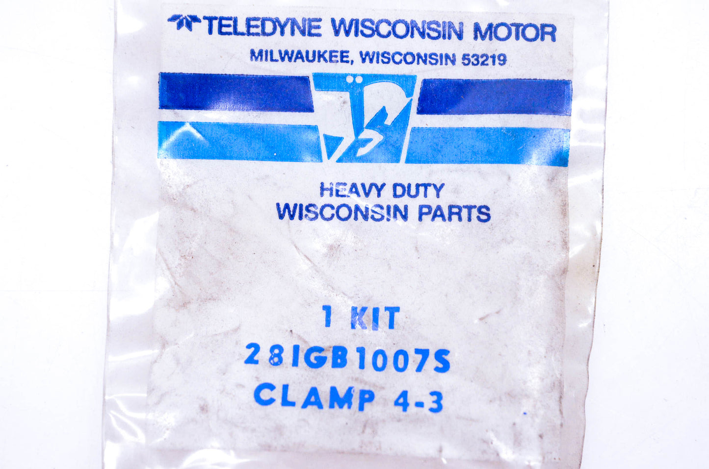 Teledyne Wisconsin 28IGB1007S Clamp Kit NOS
