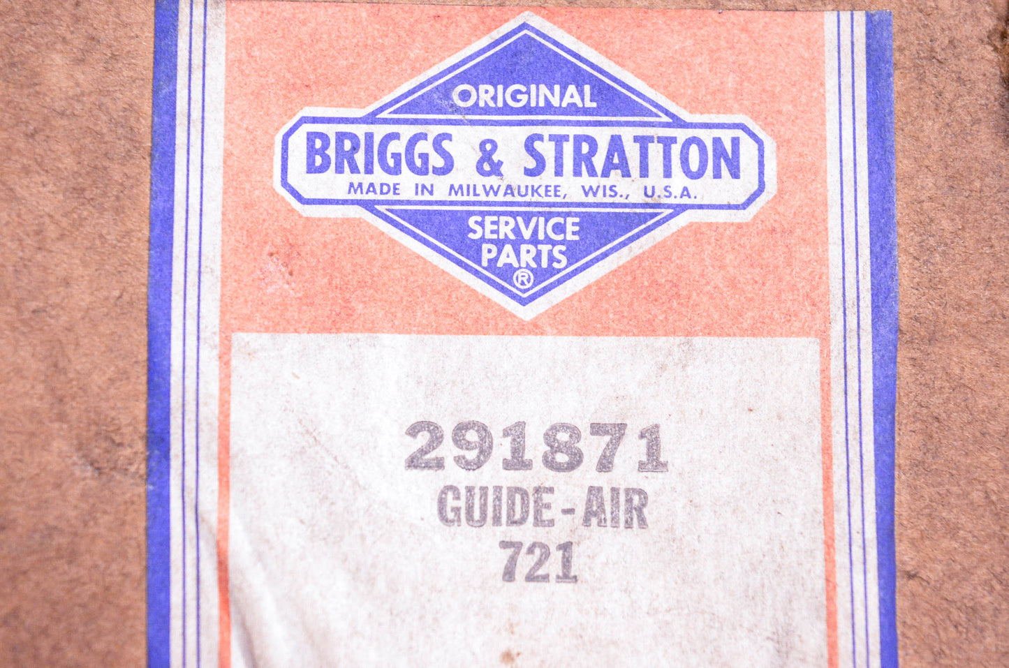 New OEM Briggs & Stratton 291871 Air Guide Kit NOS
