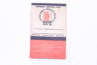 Tecumseh 631371 Inlet Needle With Spring NOS