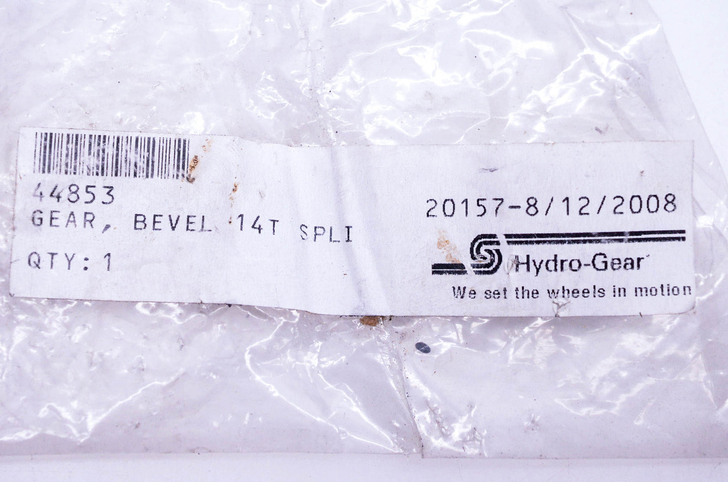 Hydro-Gear 44853 Split Bevel Gear 14T NOS