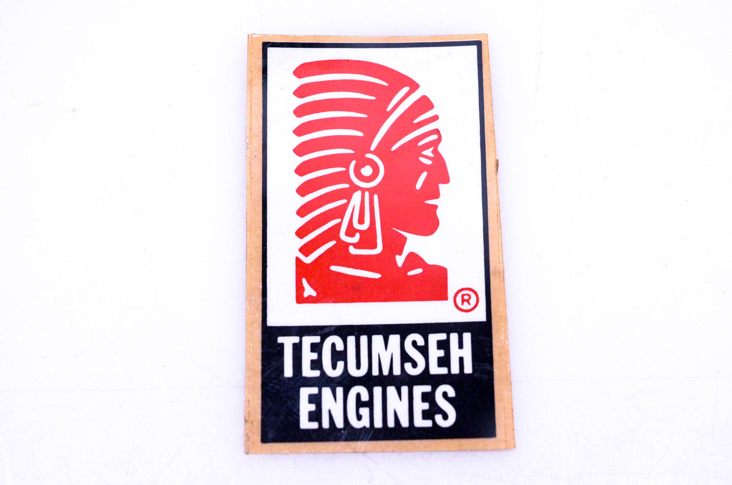 New OEM Tecumseh HL002-41 Decal 1-3/8"x2-3/4" NOS