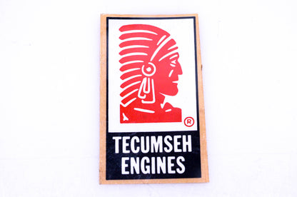 New OEM Tecumseh HL002-41 Decal 1-3/8"x2-3/4" NOS