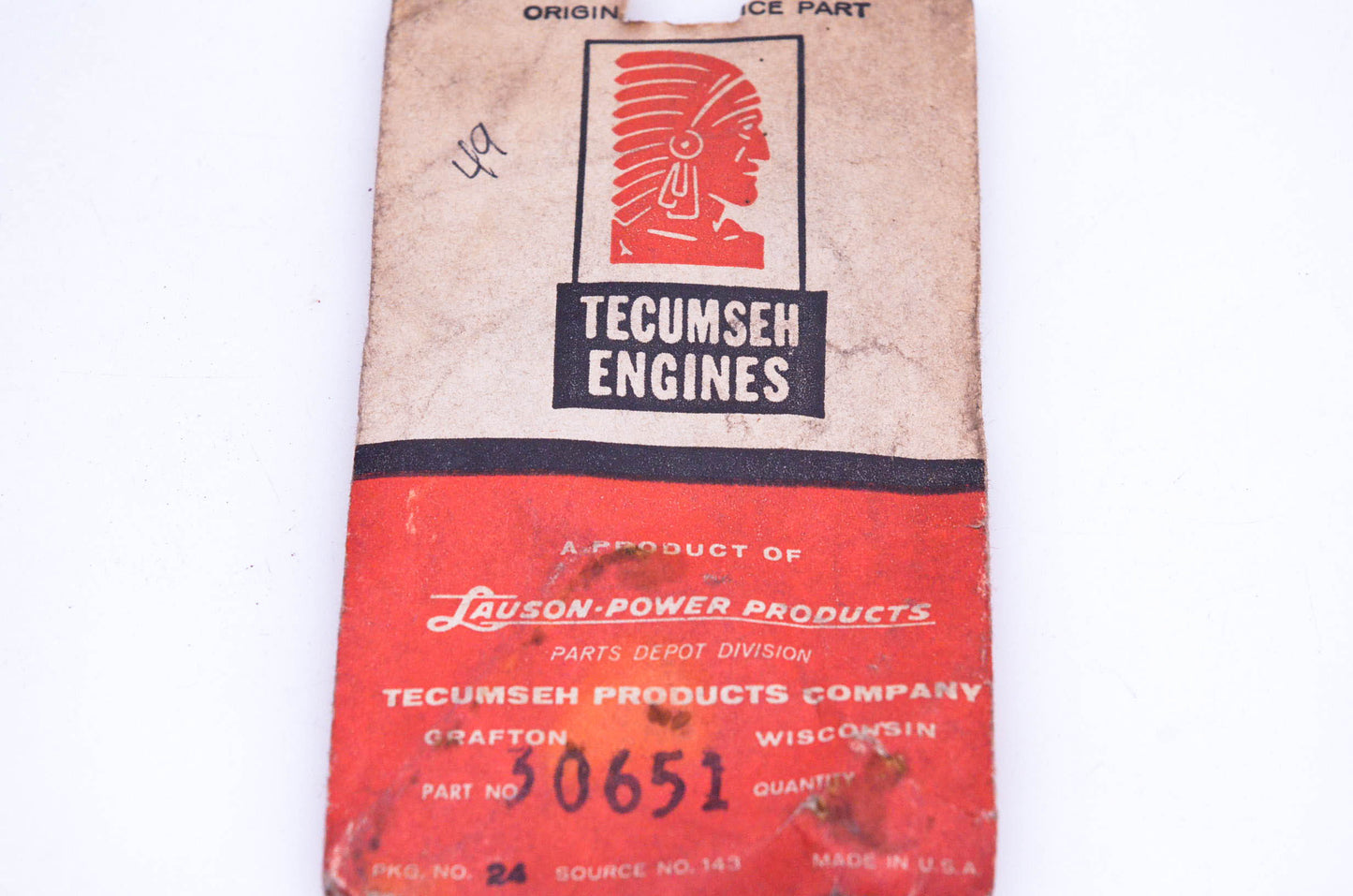 New OEM Tecumseh 30651 Governor Lever Qty 2 NOS