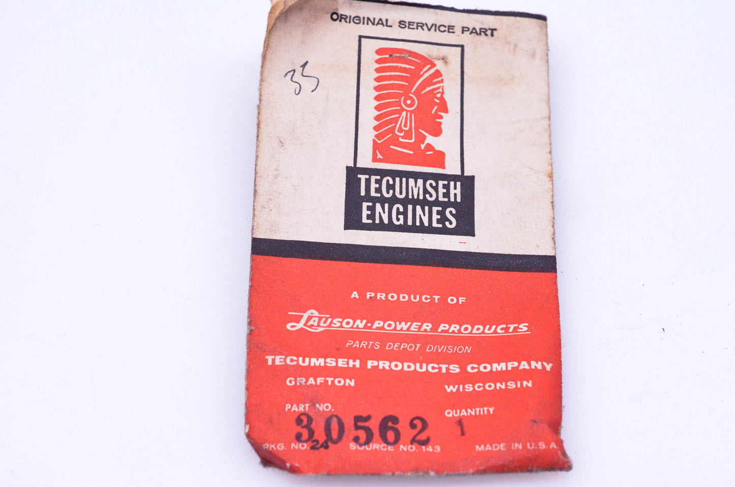 New OEM Tecumseh 30562, 305621 Screw NOS