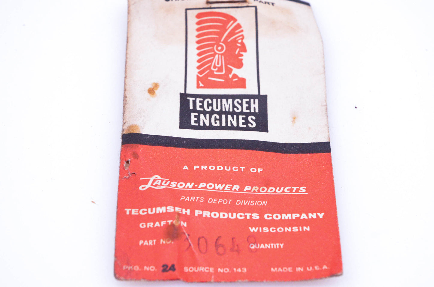 New OEM Tecumseh 30648 Governor Link NOS